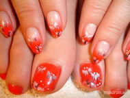 AIRBRUSH kézen és lábon