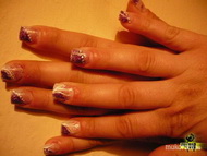 Színes zselé mintával