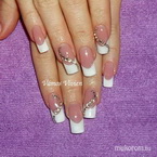Best Nails - épített francia 