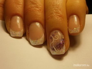 Best Nails - lila díszek
