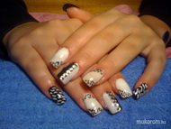 Best Nails - fekete fehér