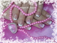 francia köröm variáció