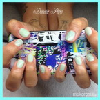 Pasztel zöld zselé