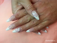 francia zselé virággal