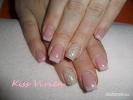 pasztel rózsaszín és csillám