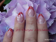 Zselé saját körmömre akrillal