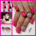 Pink nonfiguratív