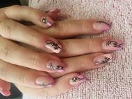 rozsaszin fekete mintaval