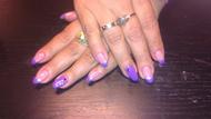 Best Nails - lila ezüst
