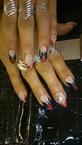 Best Nails - Black Red