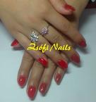 Játék a pirossal zselé és csillámpor