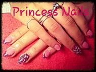 Best Nails - mályva színű leopárd mintás 