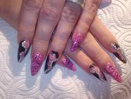 pink fekete