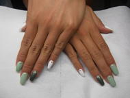 Épített zselé és Shellac