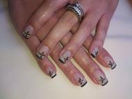 Zselé akril mintával