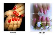 before after