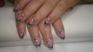 Best Nails - fekete ezüst