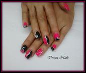Pink and Black
