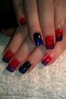 Best Nails - piros kék
