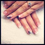 Fekete csipke festés