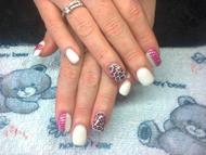 Leopárd mintás köröm