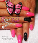 pink fekete matt hatású