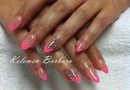 Pink francia necc beépítéssel