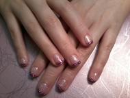 Best Nails - sajátkörömre  lila ezüst