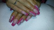 Best Nails - Rószaszín Párduc mintás 