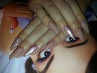 Best Nails - Nude extrákkal stiletto 