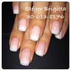 saját köröm ombre fedéssel