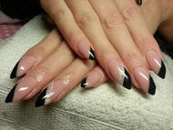 Best Nails - Fekete csipkés