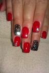 Best Nails - piros fekete