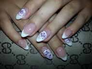 Francia Zselés virággal