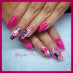 Tiffany minta akril festése