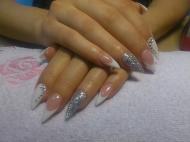 Fehér ezüst köves