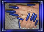 Blue nails