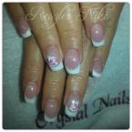 Best Nails - Épített zselés akril díszítéssel