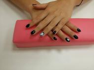 Épített zselé egyszínű