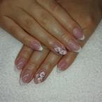 Zselé akril díszítéssel