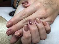 Best Nails - barna ombre