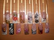 zselésköröm minták