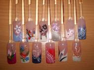 zselésköröm minták