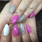 Lila Csillám fehér