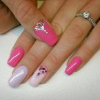 Pink crystalline