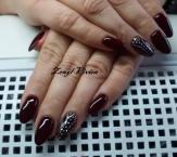 Épített zselé gél lakkal