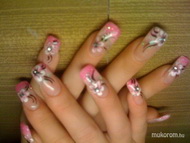 Best Nails - csillám vég , akrill díszítés