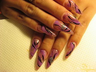 Zselés díszítés.