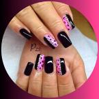 Best Nails - fekete pink