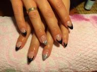 Best Nails - fekete ezüst